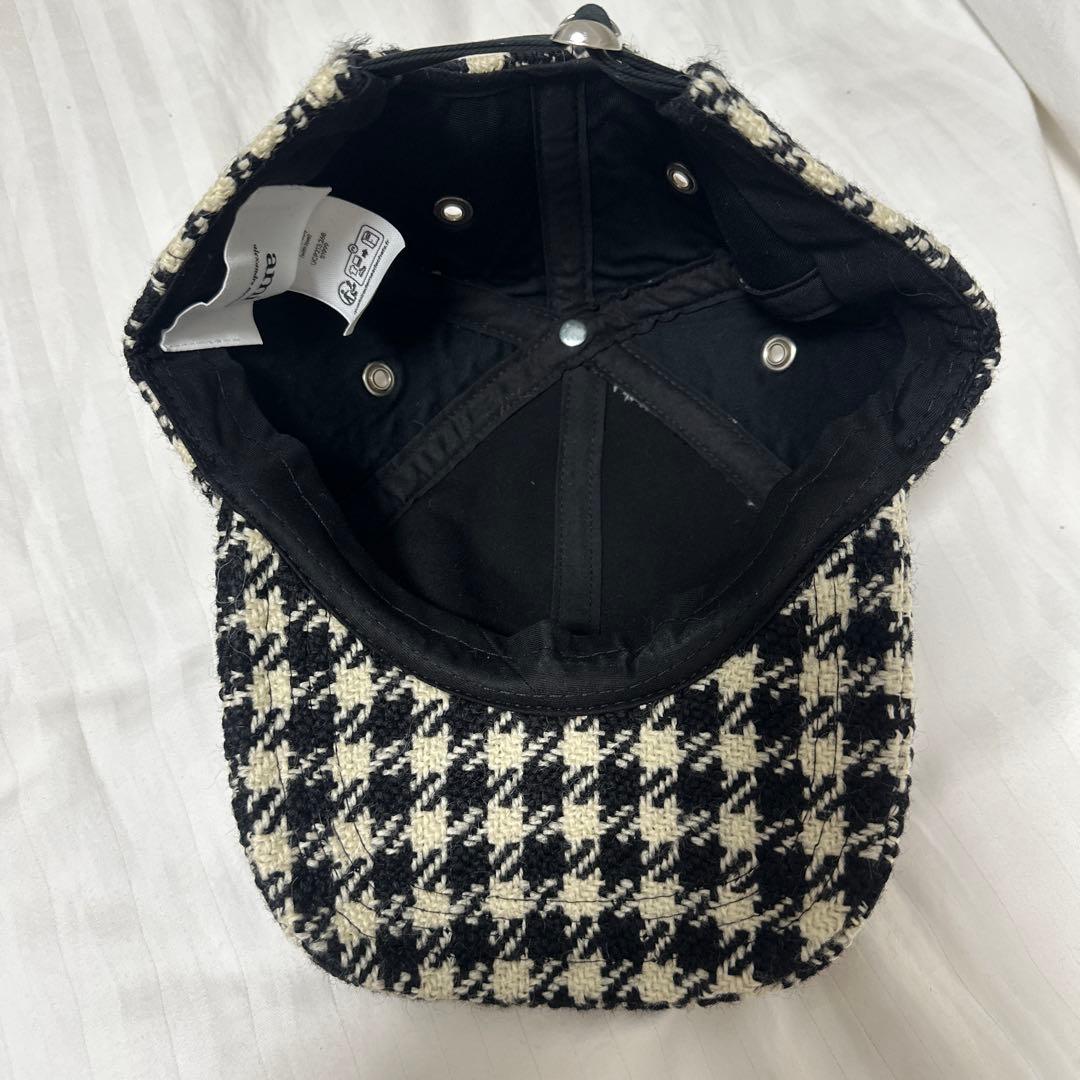 アミパリス AmiParis美品　正規品　チェック柄キャップ