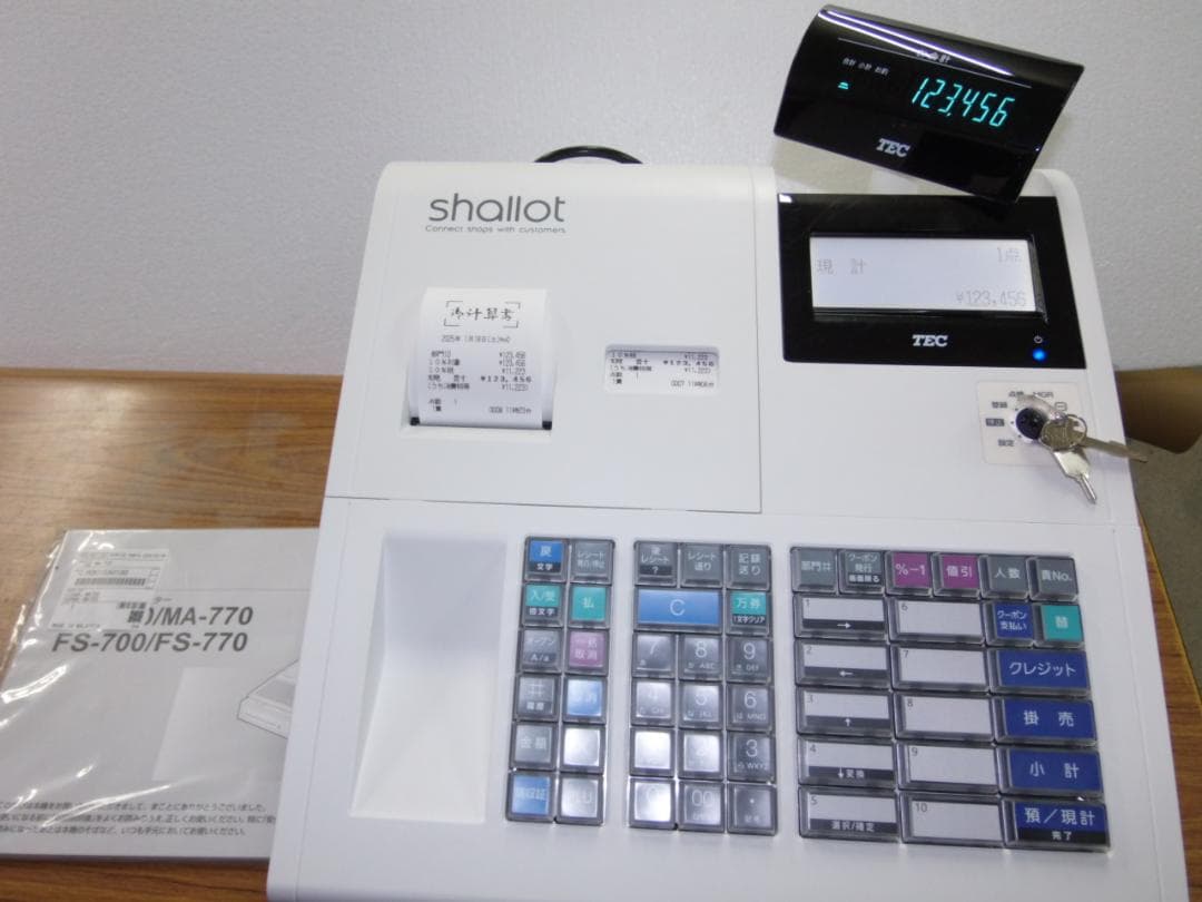 美品23年製118設定無料MA-700物販10部門東芝テックインボイスレジスター