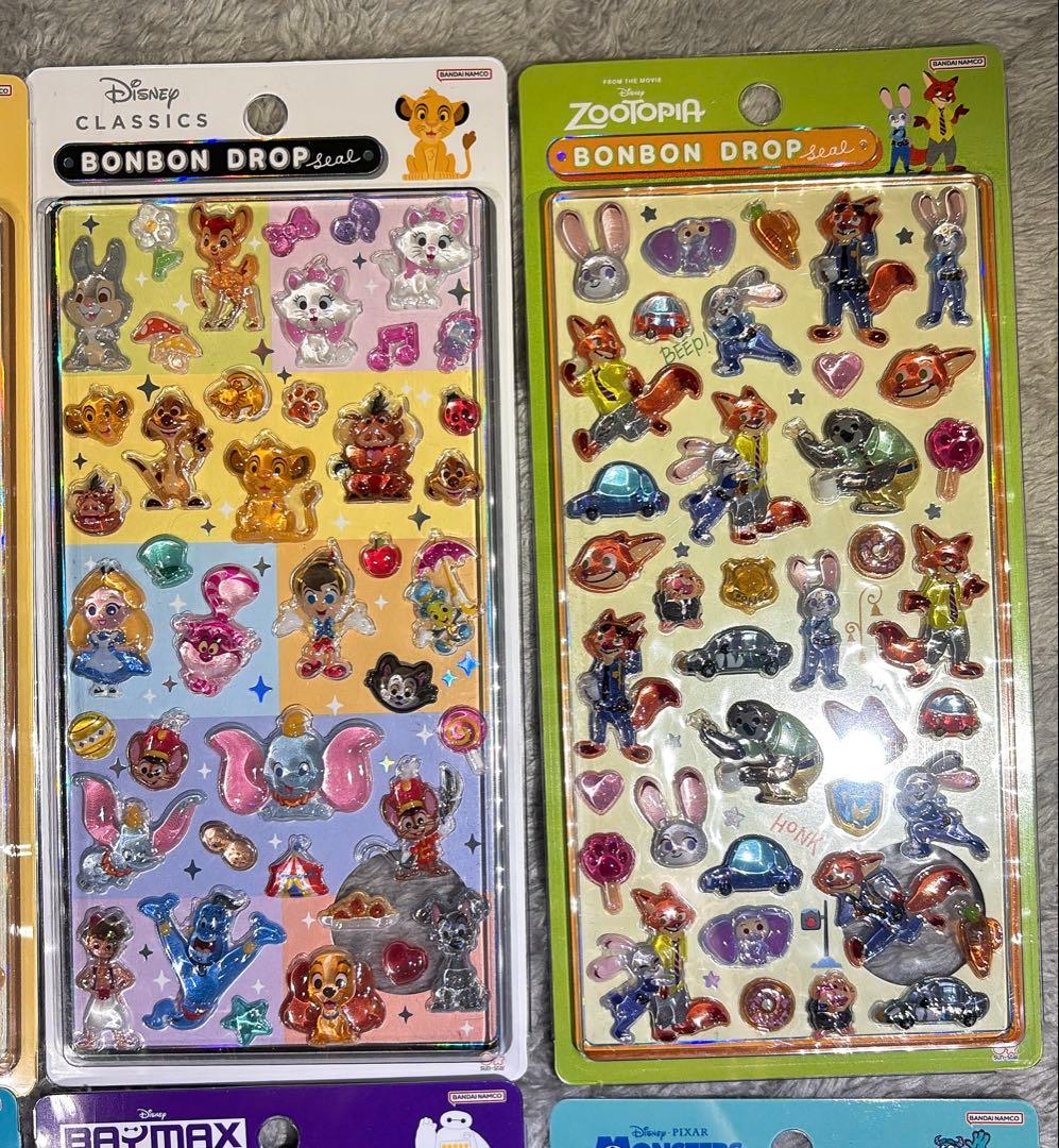 ★24時間以内発送 正規品 ディズニー ボンボンドロップシール 第2弾 全種★