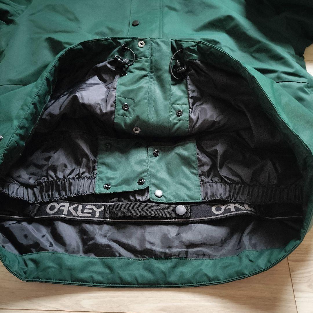 OAKLEY フード付きジャケット ダークグリーン スノボウェア XL