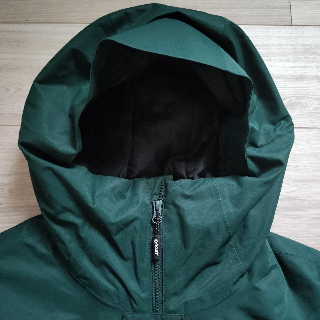 OAKLEY フード付きジャケット ダークグリーン スノボウェア XL