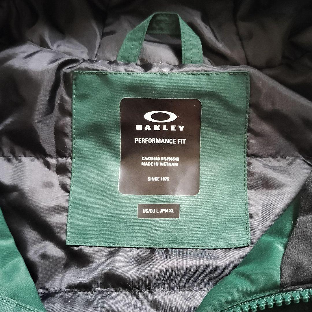 OAKLEY フード付きジャケット ダークグリーン スノボウェア XL