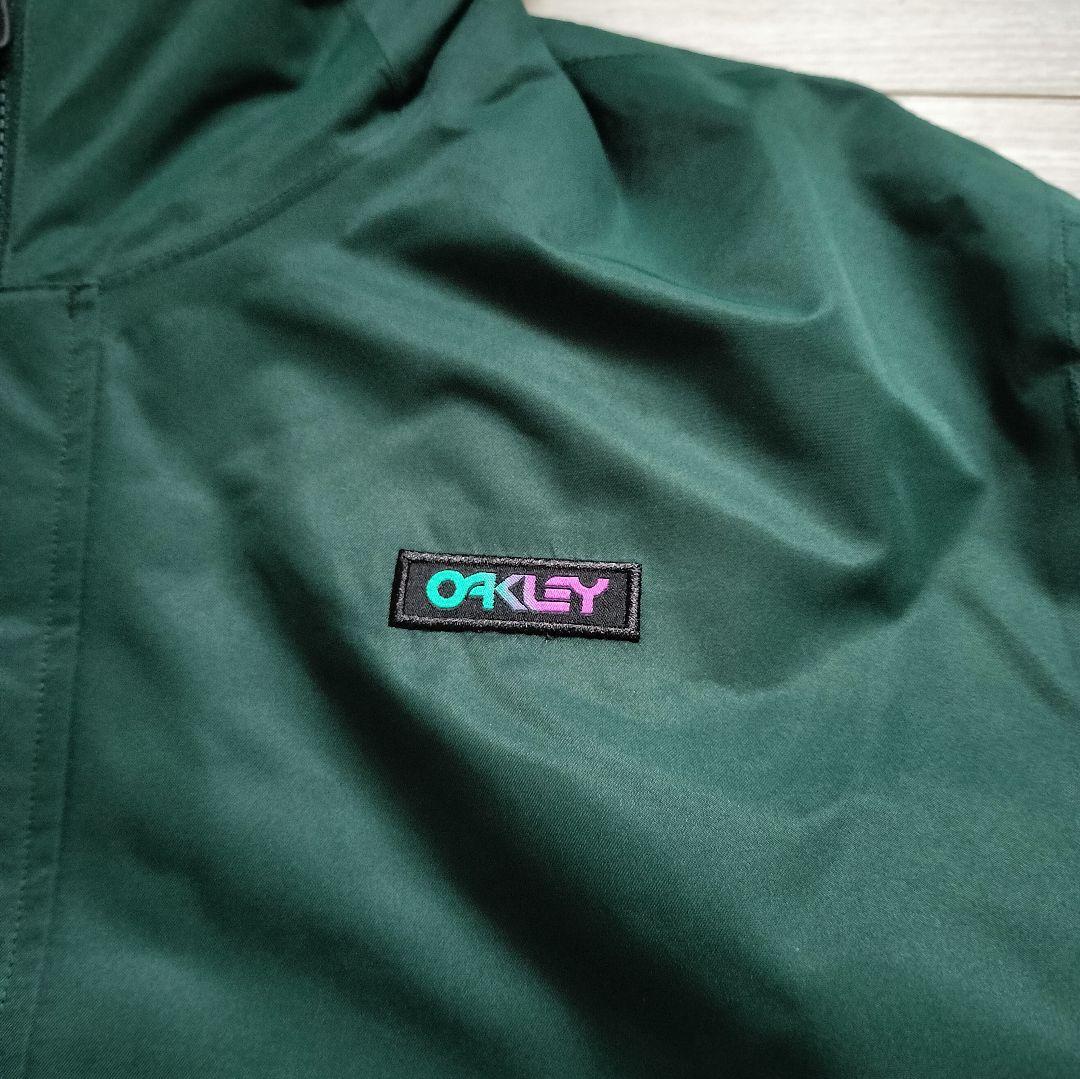 OAKLEY フード付きジャケット ダークグリーン スノボウェア XL