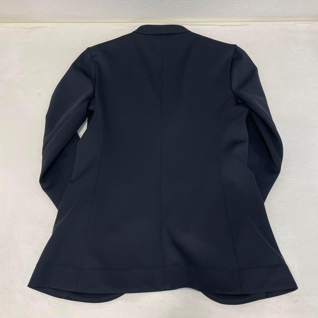 新品 スーツセレクト セットアップ ノーカラージャケット パンツスーツ 濃紺 M