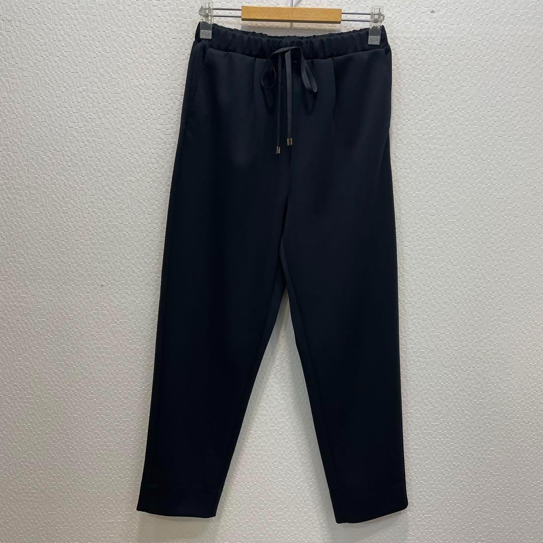 新品 スーツセレクト セットアップ ノーカラージャケット パンツスーツ 濃紺 M