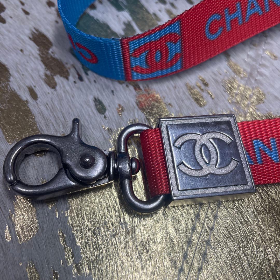 CHANEL ネックストラップ ナイロン ココマーク スポーツライン レア 希少