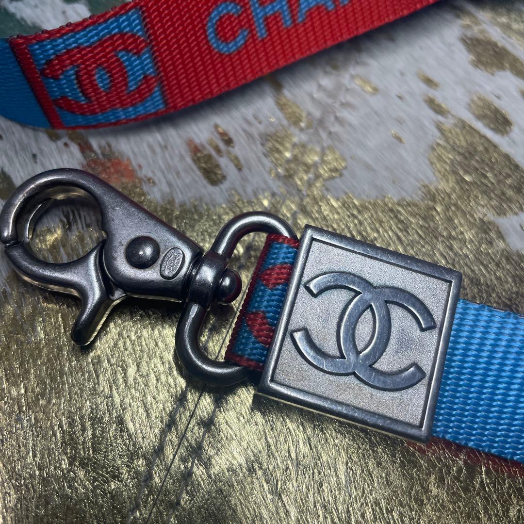 CHANEL ネックストラップ ナイロン ココマーク スポーツライン レア 希少