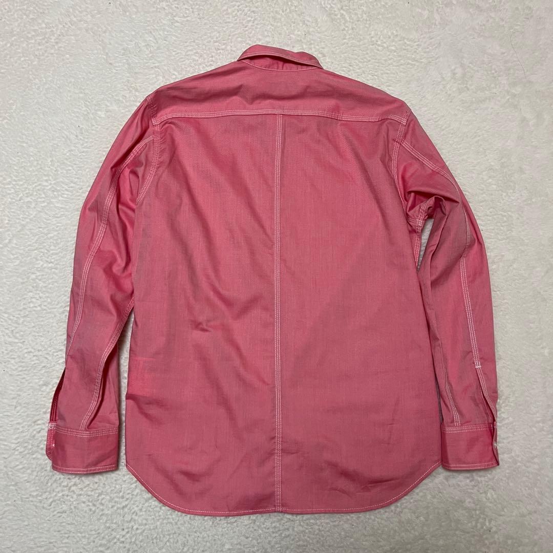 COMME des GARÇONS HOMME オーバーサイズシャツ　ピンク　S