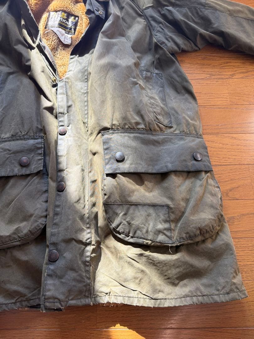 Barbour ライナー付き バブアー ビンテージ ゲームフェア C40