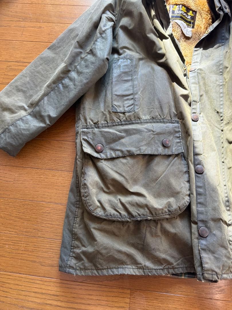 Barbour ライナー付き バブアー ビンテージ ゲームフェア C40