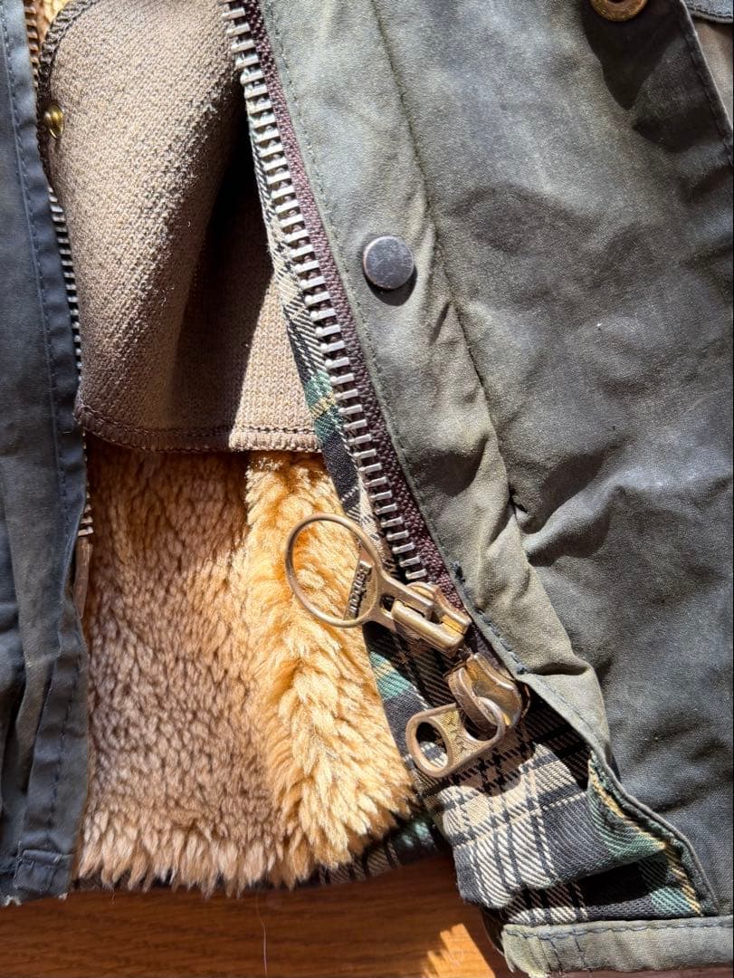 Barbour ライナー付き バブアー ビンテージ ゲームフェア C40