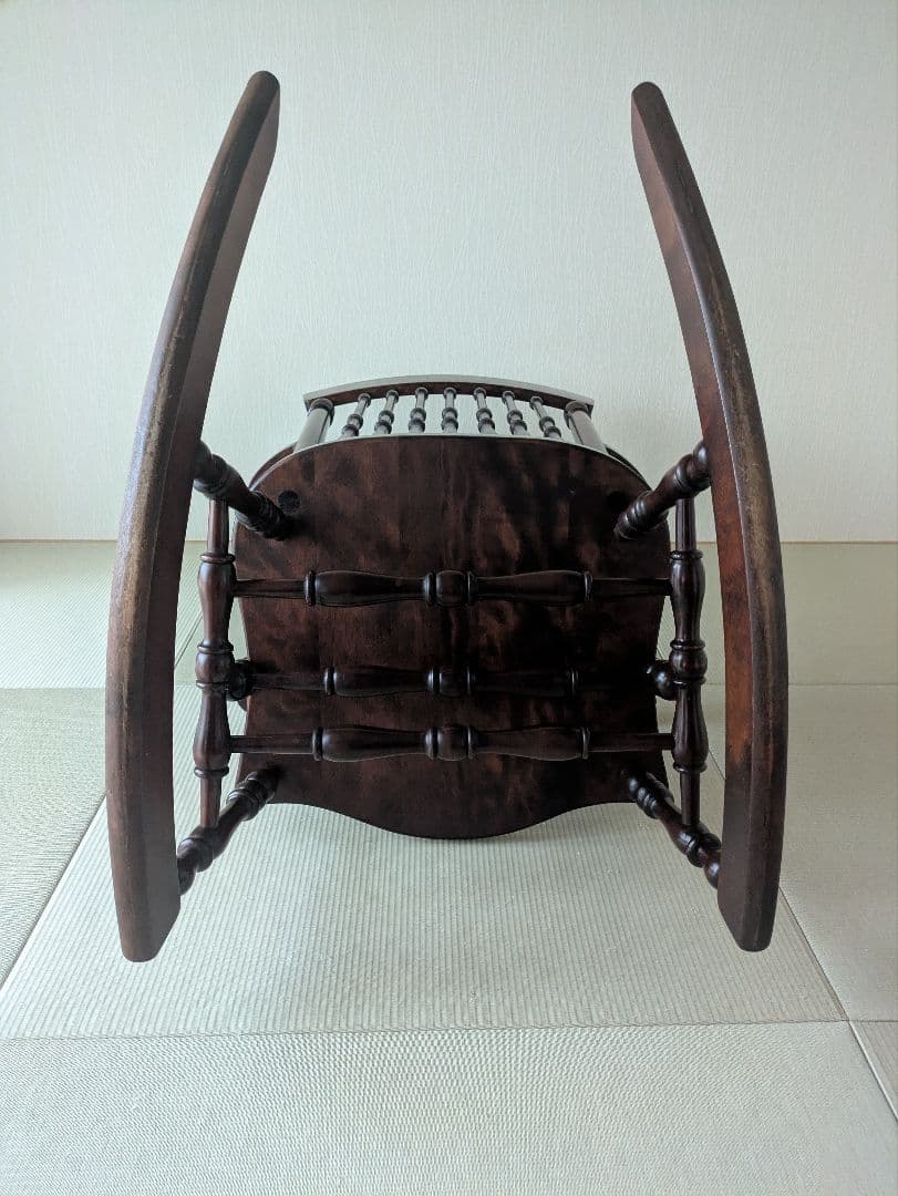 【松本民芸家具】 ロッキングチェア ミズメ桜 揺り椅子 304F型 刻印無」
