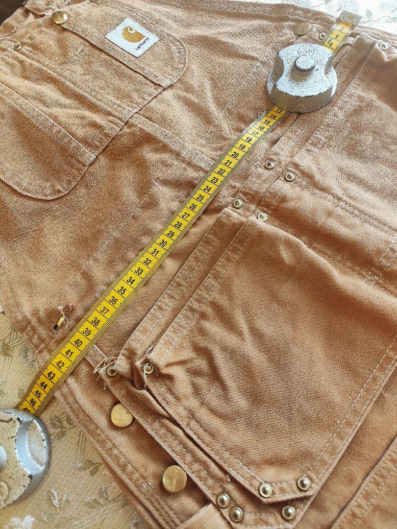 Carhartt ベージュ オーバーオール　エプロン