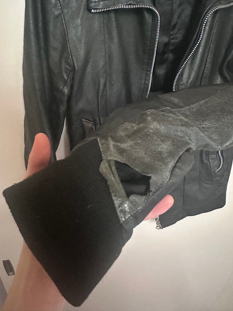 ekamライダース レザージャケット 短丈 v系 お兄系00s y2k