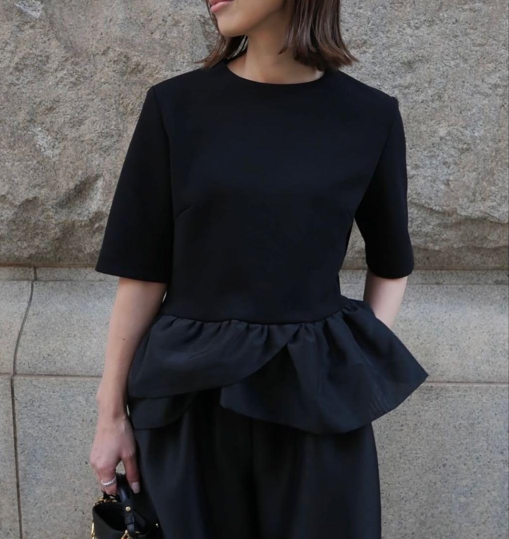 heve／PEONY PEPLUM BLOUSE