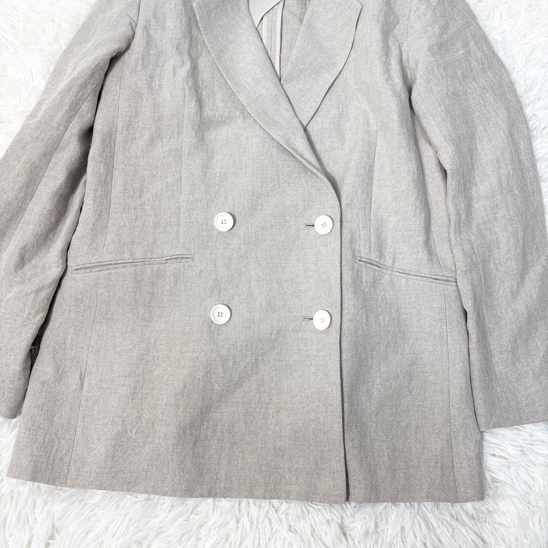 ☆美品☆uncrave アンクレイヴ セットアップ ワイドパンツ リネン100%