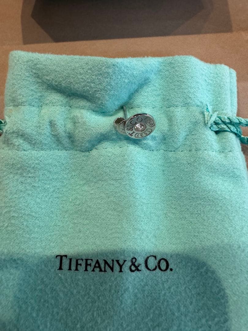 Tiffany & Co. 1837 ダイヤモンドピアス(片耳用)