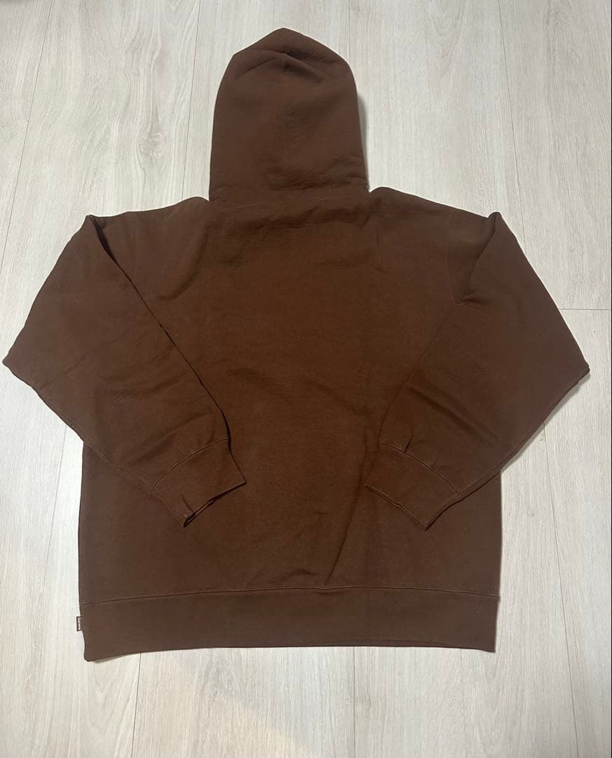 トップス Supreme Bling Box Logo Hooded Dark Brown
