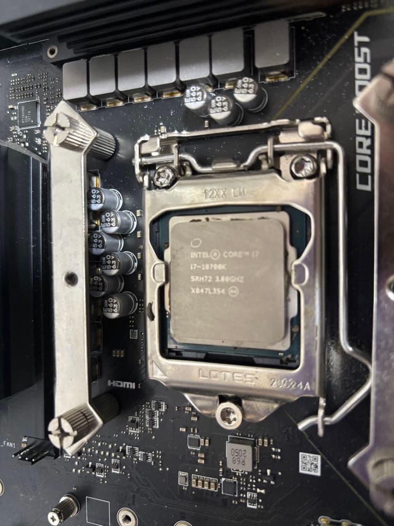 Intel Core i7-10700 + MSI Z490+メモリ32gb