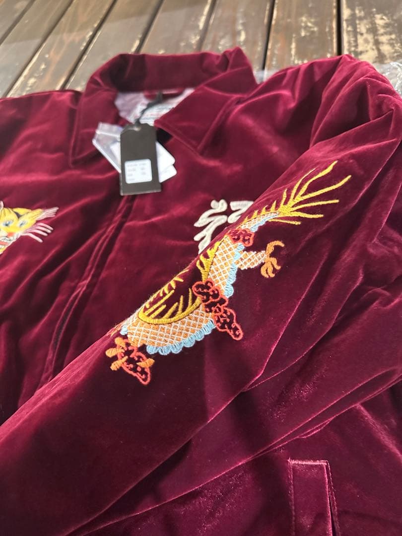 HOUSTON VELVETEN 別珍ベトナムジャケット
