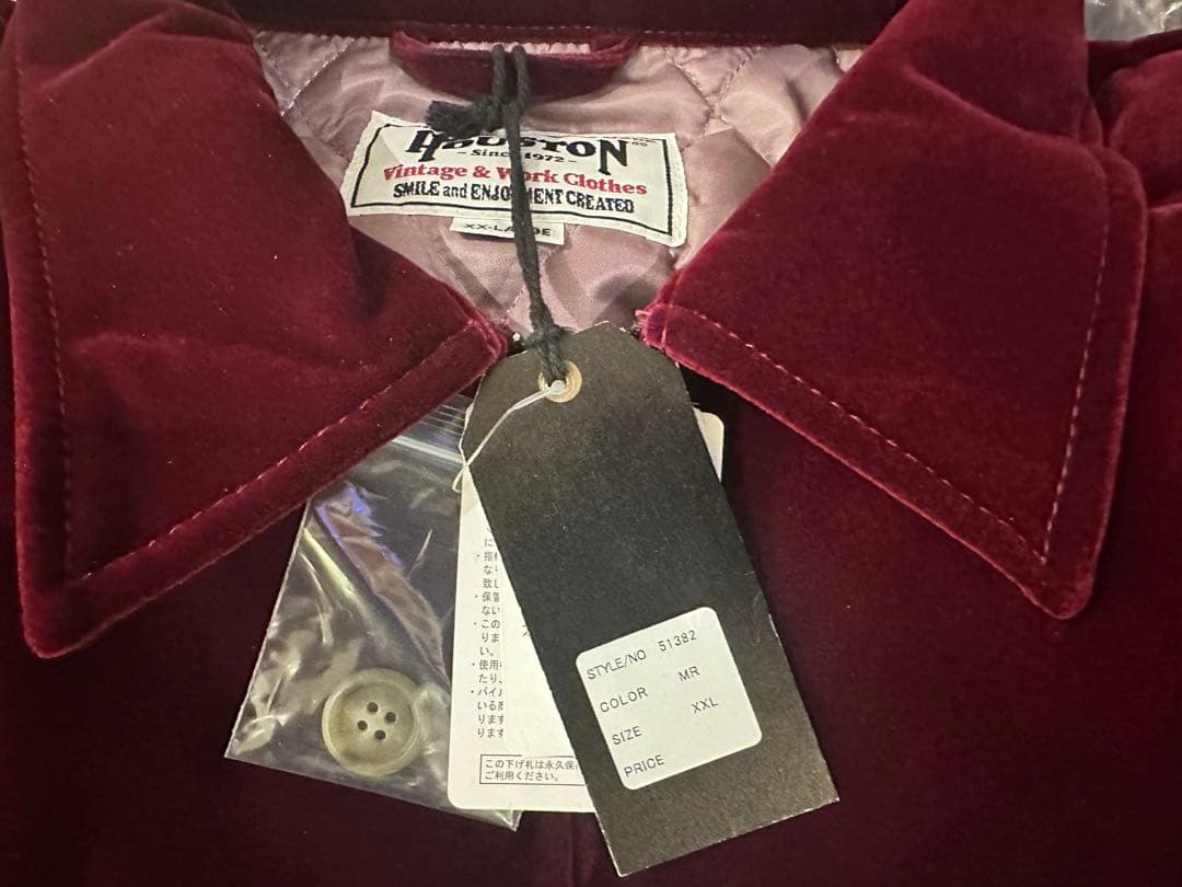HOUSTON VELVETEN 別珍ベトナムジャケット