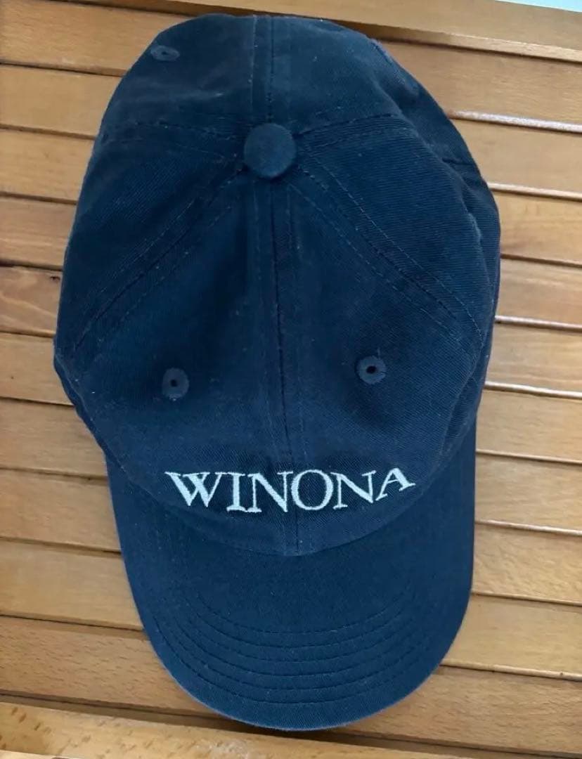 WINONA ネイビー ベースボールキャップ