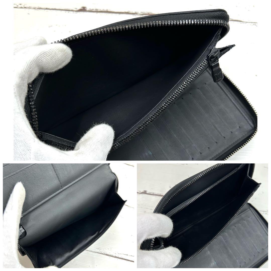 【新型IC】ルイヴィトン モノグラム シャドウ ヴェルティカル ノワール 長財布