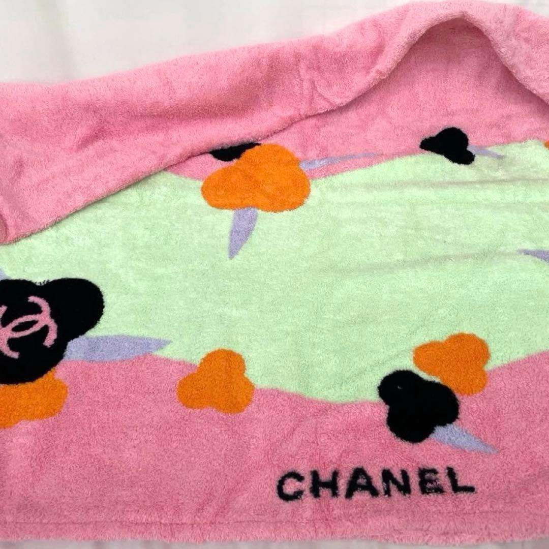 シャネル タオルケット ビーチタオル マルチカバー CHANEL ヴィンテージ