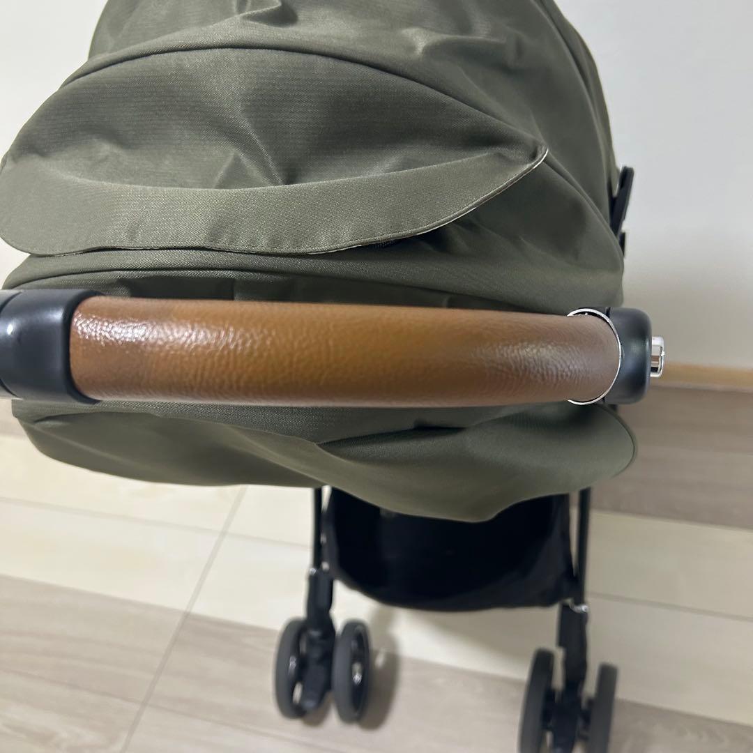 Aprica/アップリカ/ラクーナビッテクッション/レザーハンドル/ベビーカー