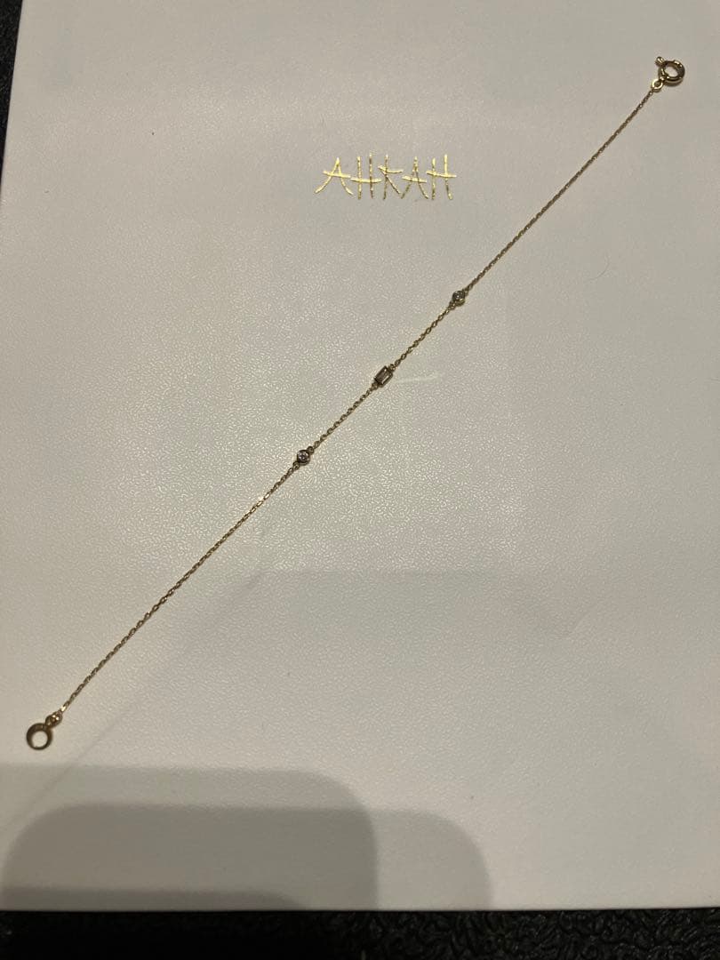 AHKAH アーカー ヌーディグラン ブレスレット 18K 販売証明書 箱付き