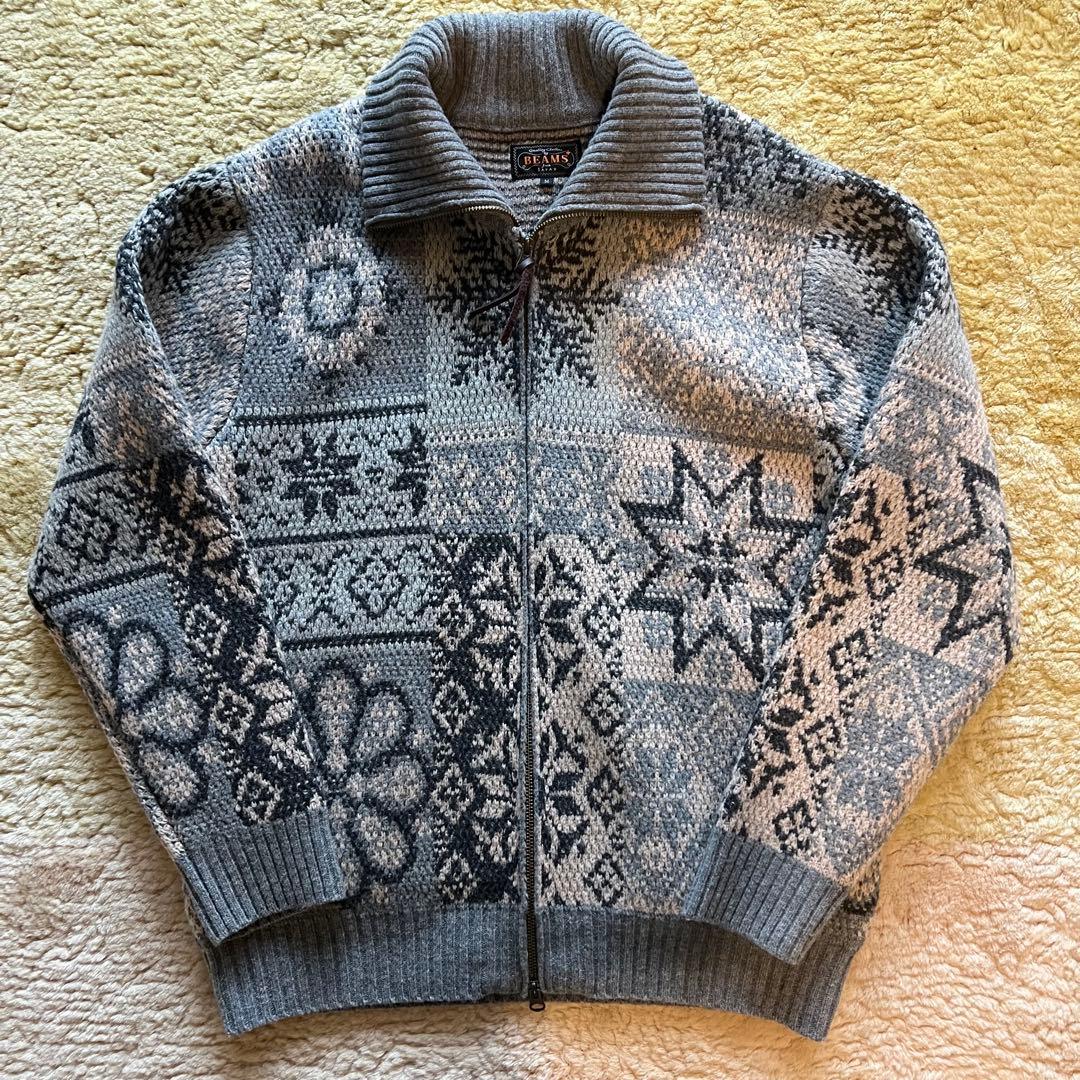 24AW 定価33,000円 ビームス プラス ニット カーディガン ジャケット