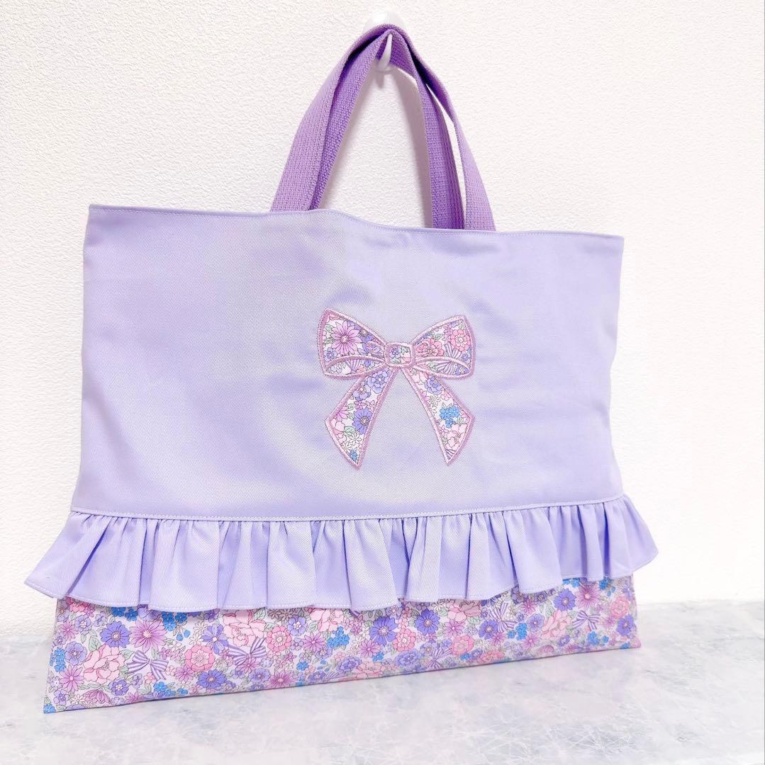 入園入学　セット　レッスンバッグ　シューズバッグ　体操服袋　水色　女の子　花柄