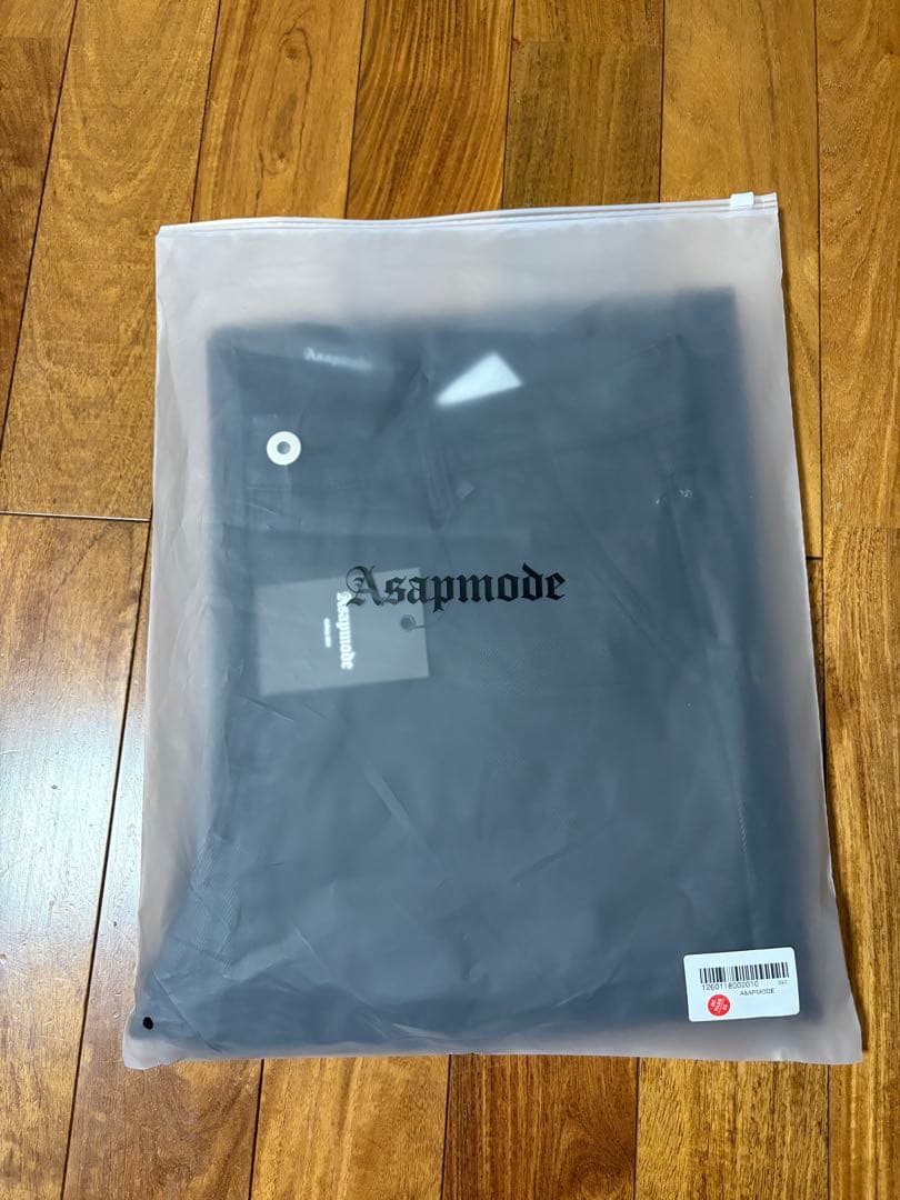 ［即完売］asapmode Oil Coating Wide-Leg Pants