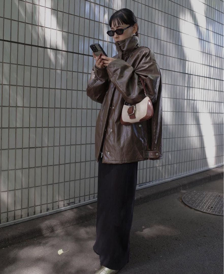 amerivintage⭐︎LEATHER JACKET ブラウン　アウター