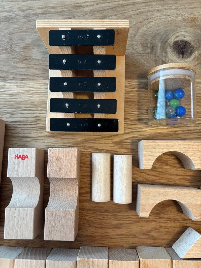 かおる様　【HABA クーゲルバーン 】 木製積み木　89ピース