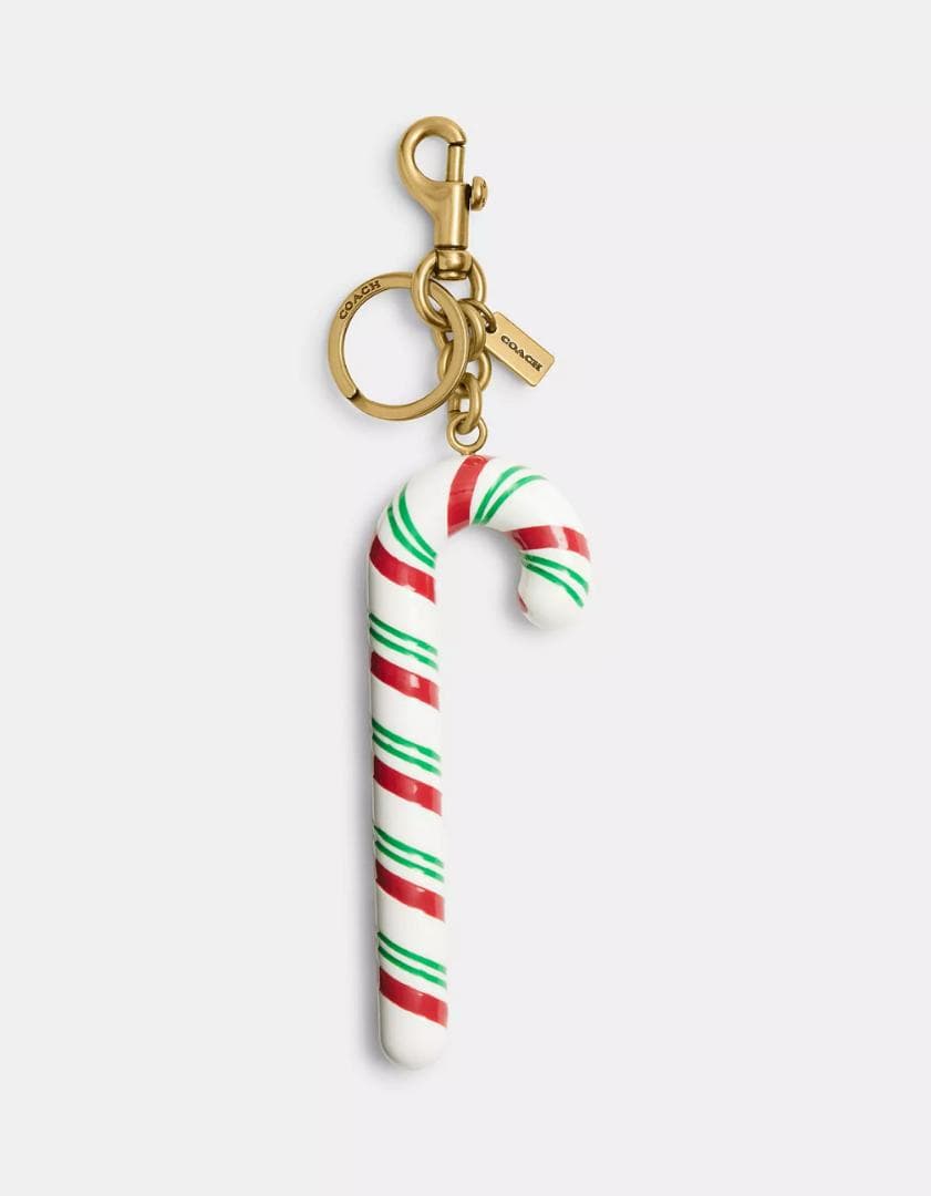 新品coach キャンディ ケーン バッグ チャーム