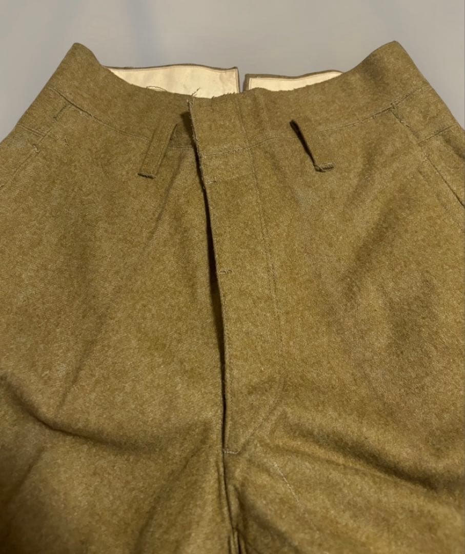 希少　40s 旧日本軍　ミリタリー　ウールパンツ　九八式　三号　昭和15年製