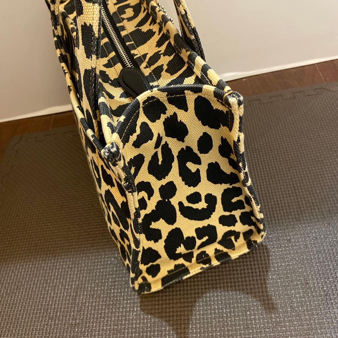 コーチCOACHカーゴトートバッグヒョウ柄2way