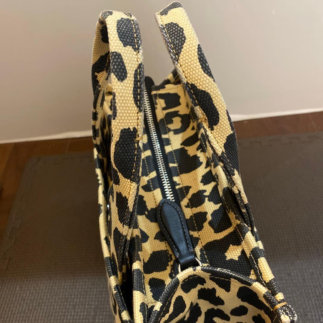 コーチCOACHカーゴトートバッグヒョウ柄2way