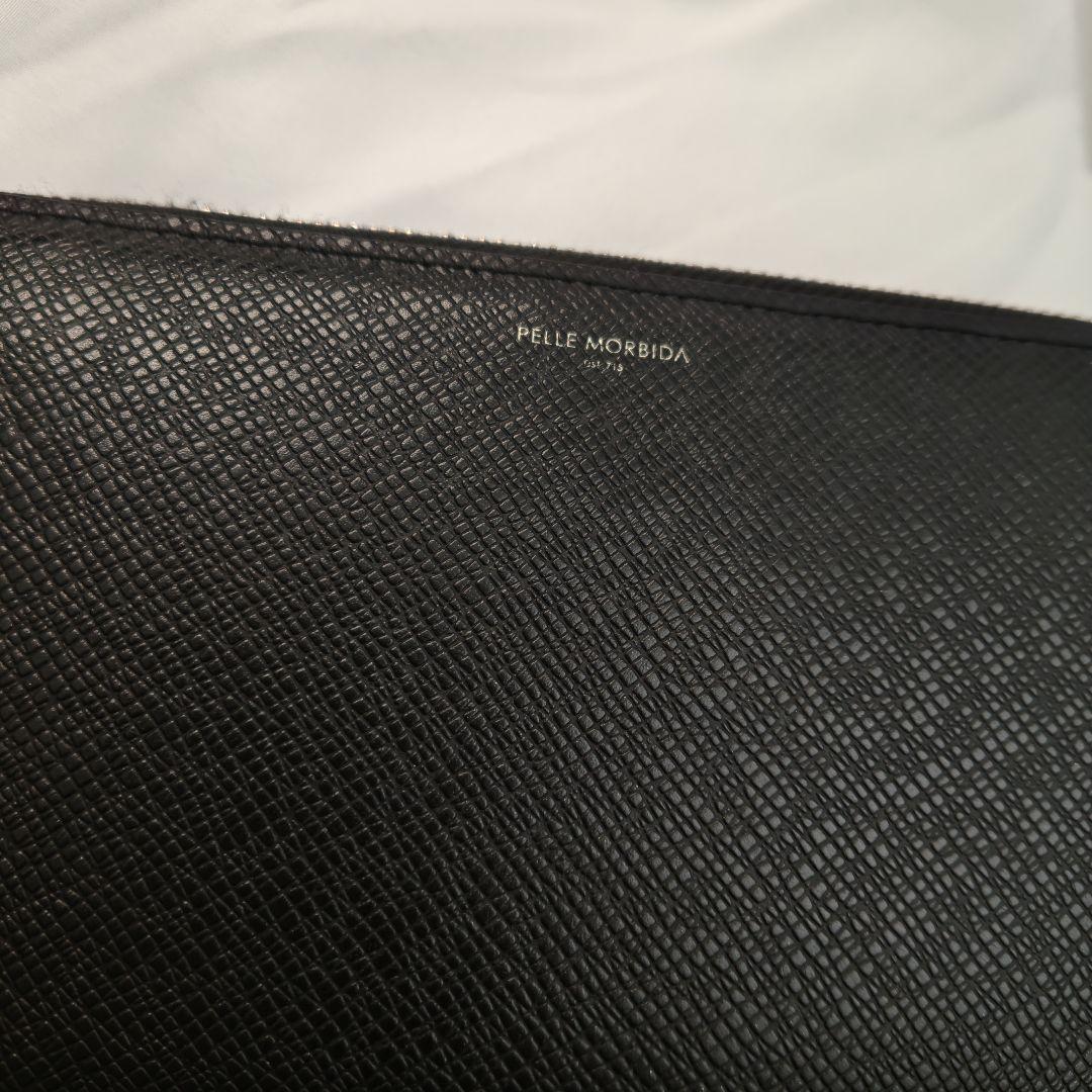 未使用級　PELLE MORBIDA 長財布　Barca　ラウンドファスナー