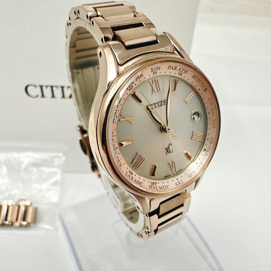 CITIZEN XC 腕時計 ローズゴールド クロスシー　ハッピーフライト