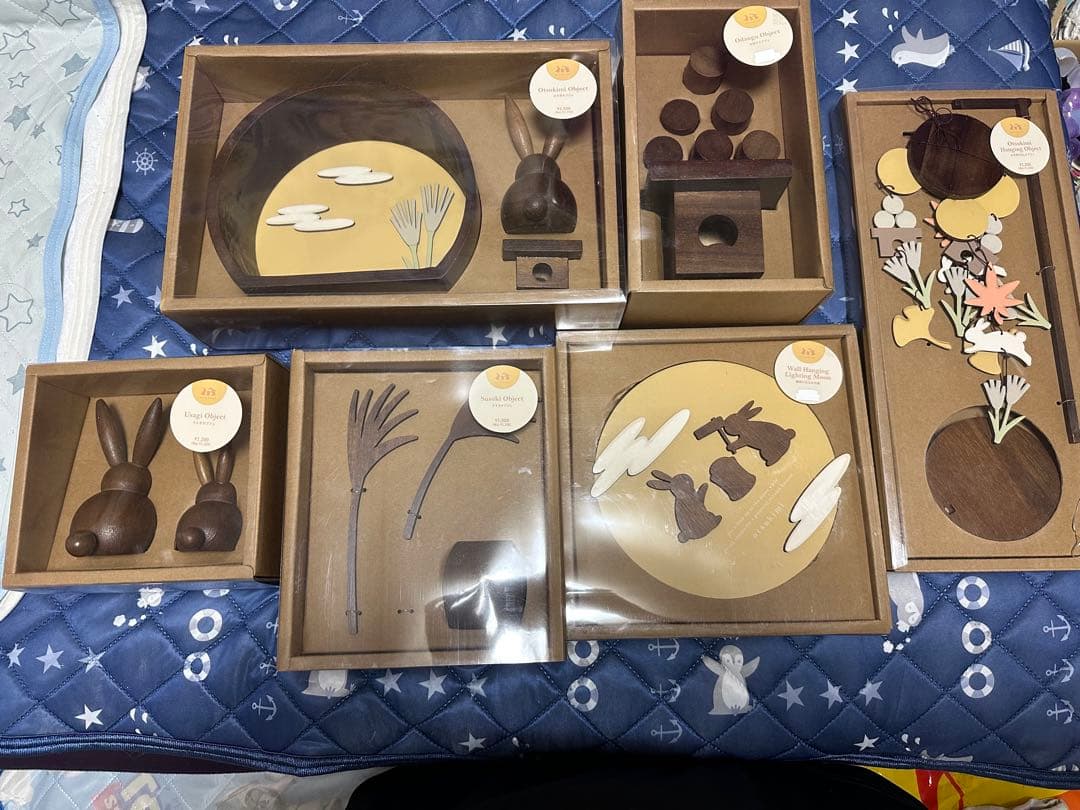 3COINS スリーズ　お月見アイテム６点セット