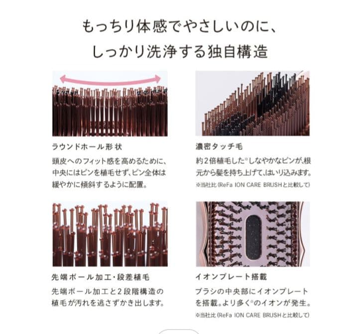 ReFa ION CARE BRUSH PREMIUM　ピンクゴールド