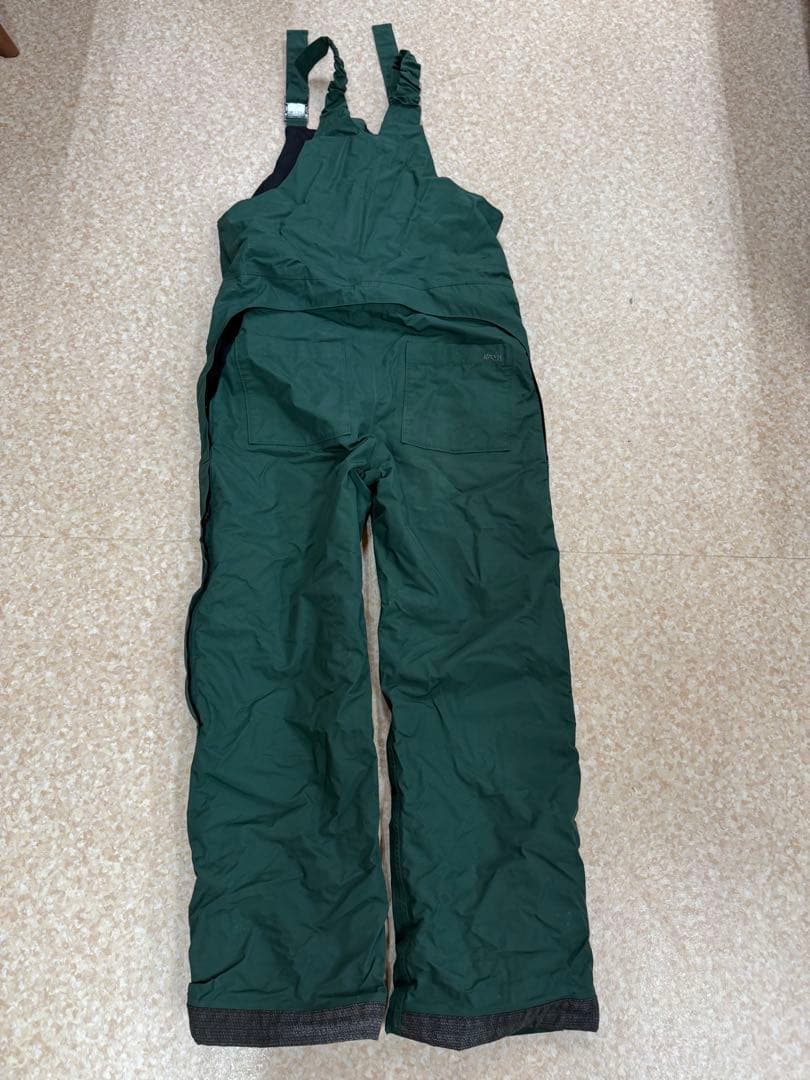 greenclothing ビブ　緑　M 美品