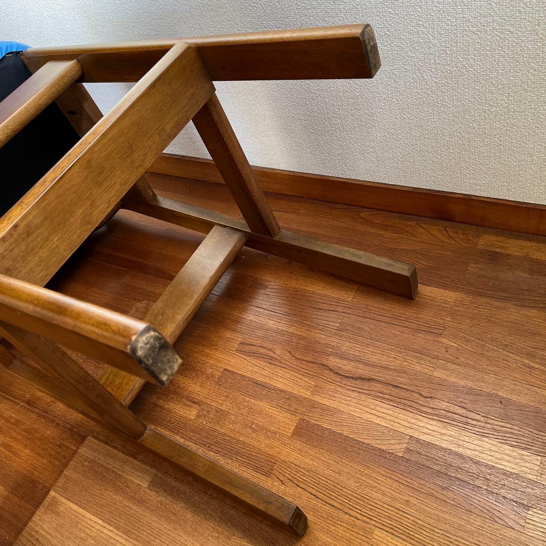 中古品　カウンターチェア　ブルー①