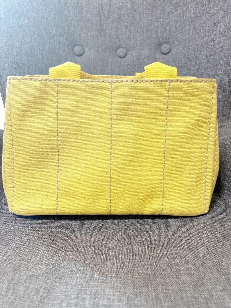 PRADA プラダ キャンバストートバッグ カナパ イエロー