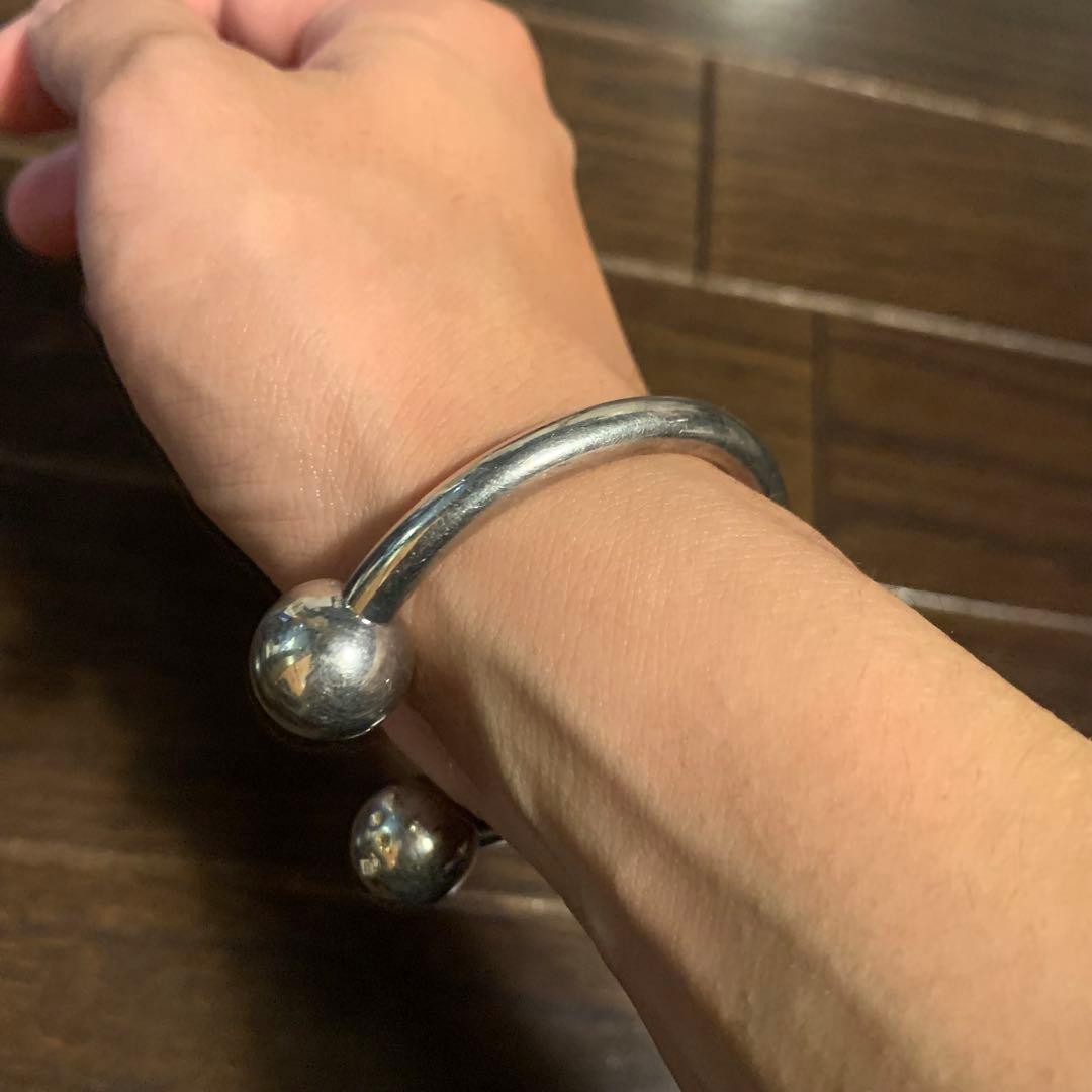 UK イギリス　60s　ヴィンテージ　バングル　925 k8 ブレスレット