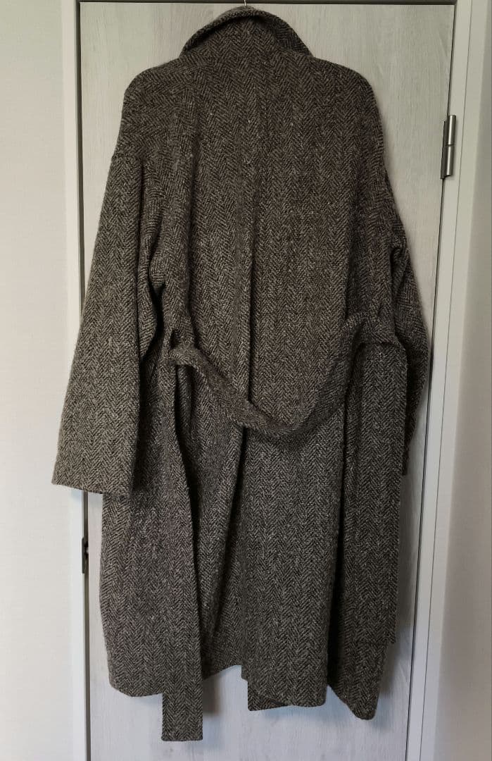 【定価8.3万円】美品 ATHA ネップツイード マキシ コート