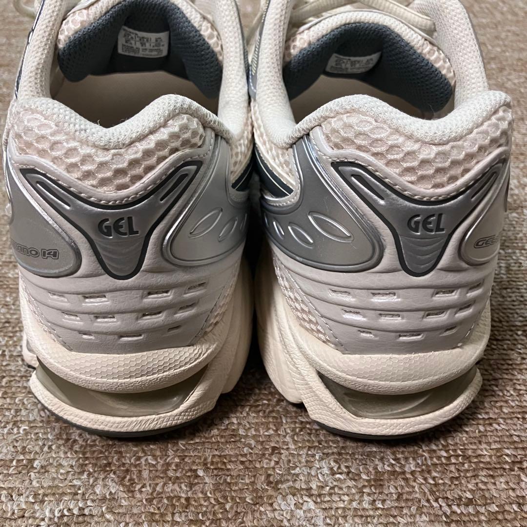 ASICS GEL-KAYANO 14 27.5 ホワイト シルバー 極美品