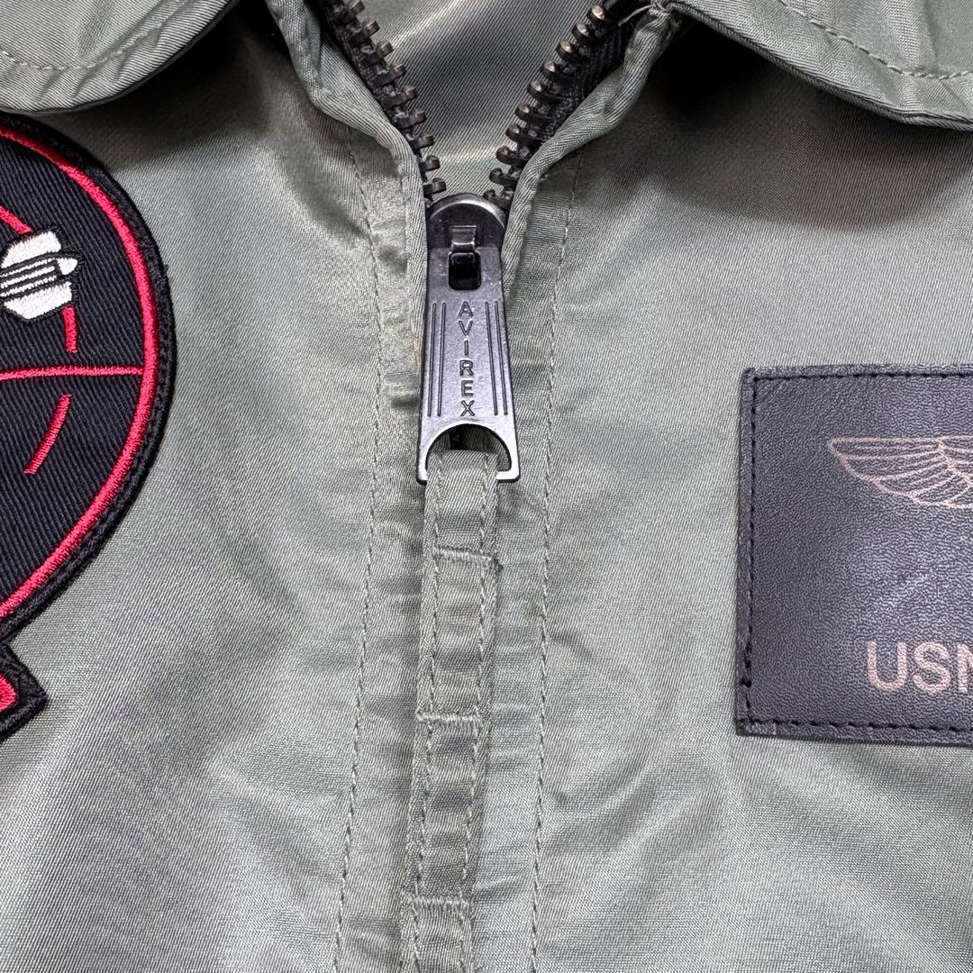 AVIREX CWU36P フライトジャケット トップガン セージグリーン M